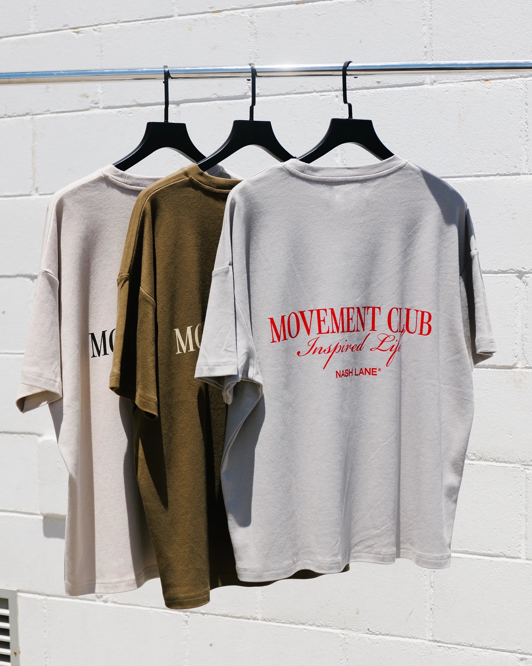 Movement Club Tee Grey