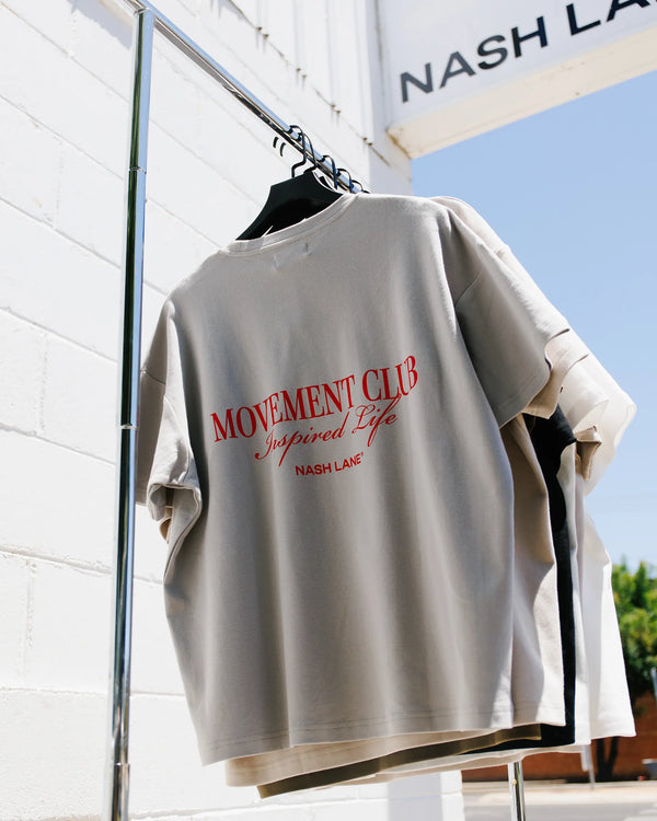 Movement Club Tee Grey