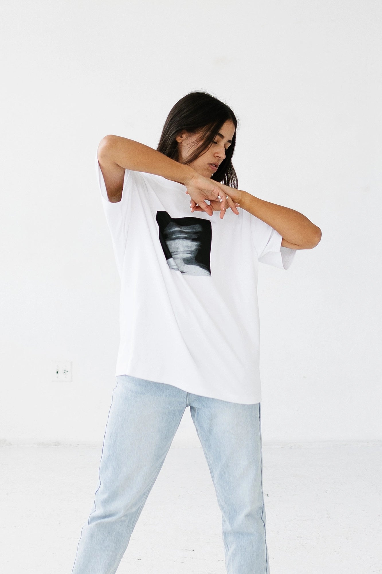 Blur Tee Pure White