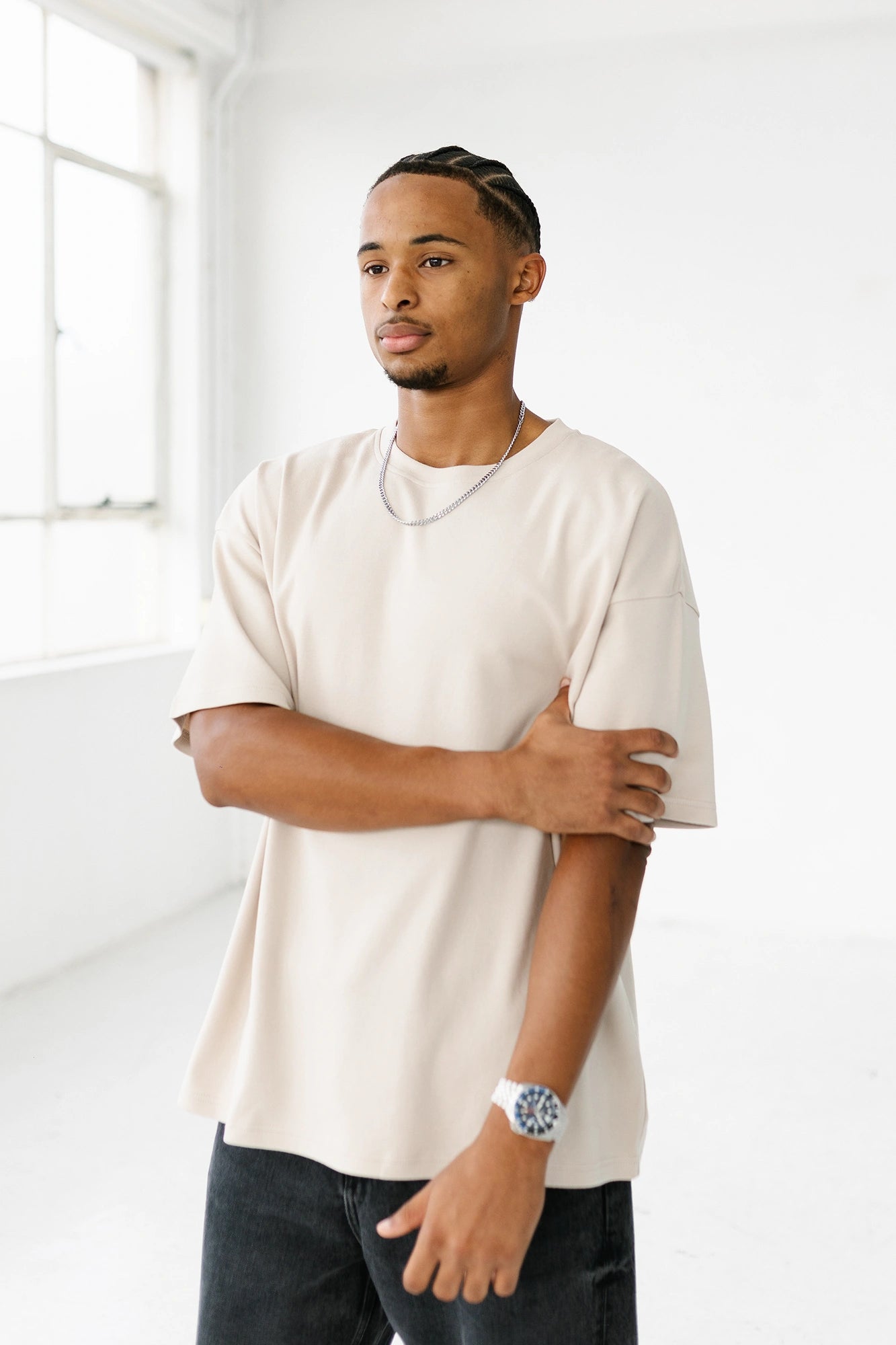 Blank Tee Oatmeal