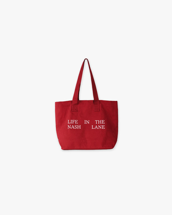 Essential Custom Tote - Cherry Red