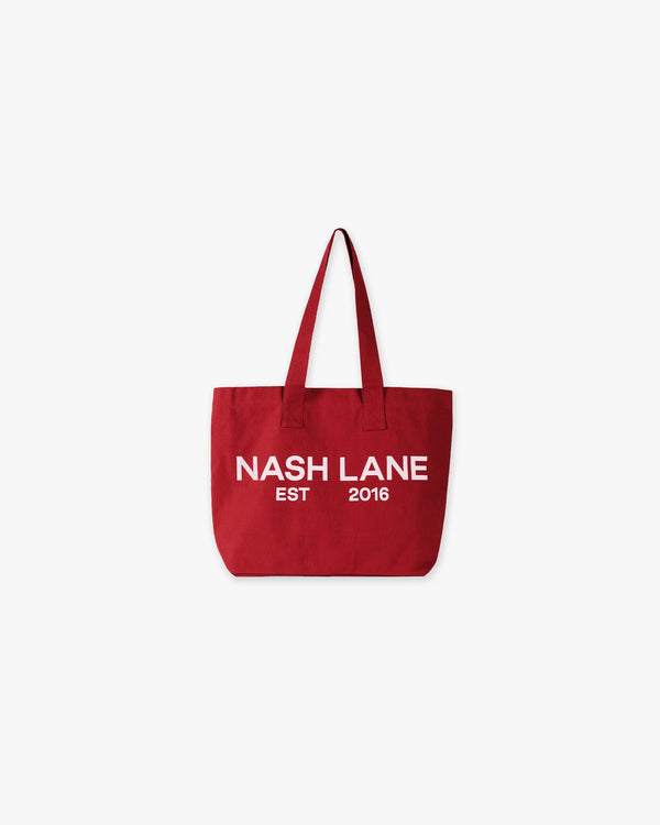 Essential Custom Tote - Cherry Red